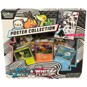 Pokemon Black Bolt & White Flare English Poster Collection