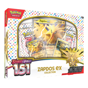 Pokemon 151 Zapdos ex English Collection Box