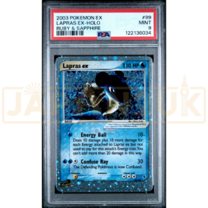 Pokemon Lapras ex Ruby & Sapphire 99/109 English Graded Card PSA 9 #122136034