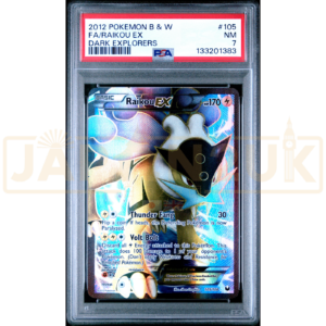 Pokemon Raikou ex Dark Explorers 105/108 English Graded Card PSA 7 #133201383